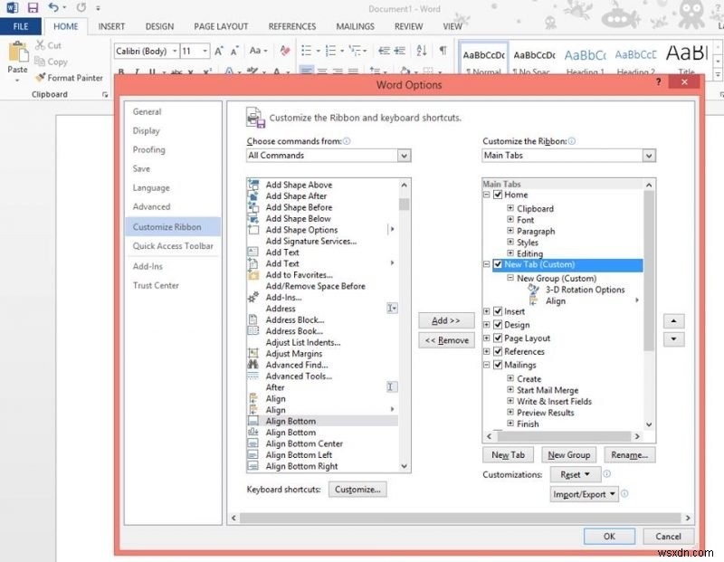 Microsoft Officeのリボンをカスタマイズする方法|独自タブの作成手順を解説
