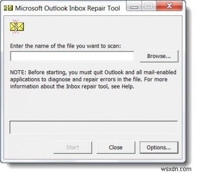 破損したOutlookのPST・OSTファイルを受信トレイ修復ツールで修復する方法