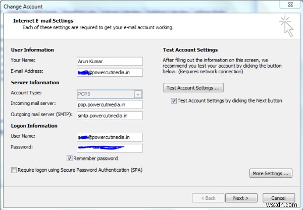 プライベートホストメール用にMicrosoft Outlookを設定する方法【サーバー設定ガイド】