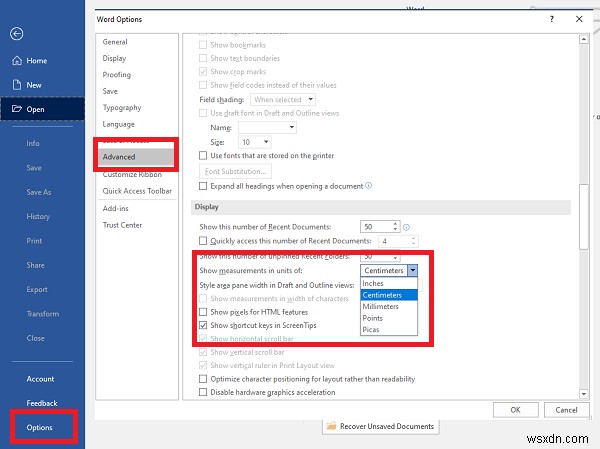 Word・Excel・PowerPointでルーラー(定規)の単位を変更する方法