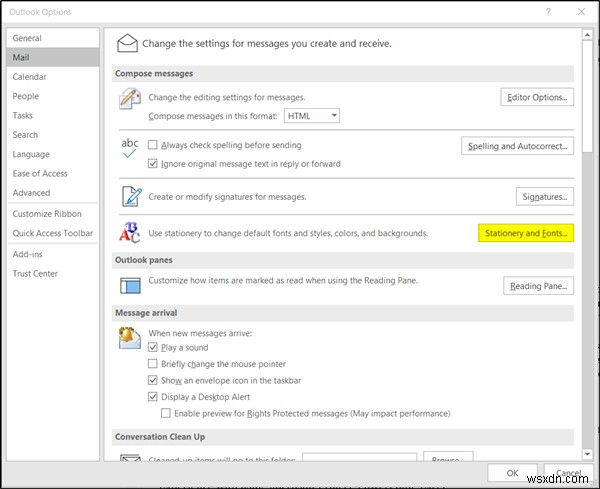 Microsoft Outlookでデフォルトのフォント・色・スタイル・サイズを変更する方法