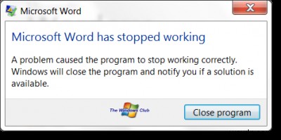 Microsoft Wordが「動作が停止しました」と表示されて起きなくなる原因と対処法【Windows】