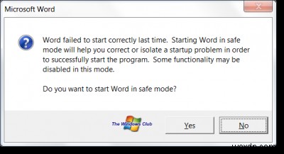 Microsoft Wordが「動作が停止しました」と表示されて起きなくなる原因と対処法【Windows】
