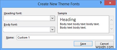 Microsoft Officeのテーマの色と既定のフォントを変更・カスタマイズする方法