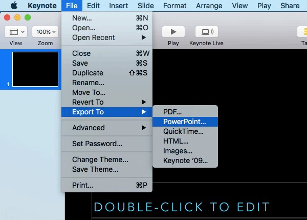 Windows 10のPowerPointでApple Keynote（.key）ファイルを開く方法