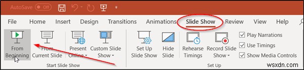 PowerPointのプレゼンタービューでスピーカーノートを表示する方法