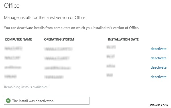 「インストール制限に達しました」エラーが出たときのOffice非アクティブ化手順を解説