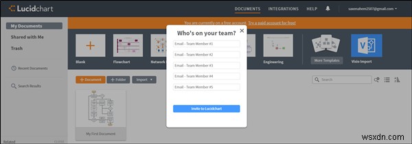Lucidchartでフローチャートを作成してMicrosoft Wordに挿入する方法