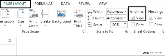 Microsoft Excelでグリッド線（目盛線）を非表示にする3つの方法