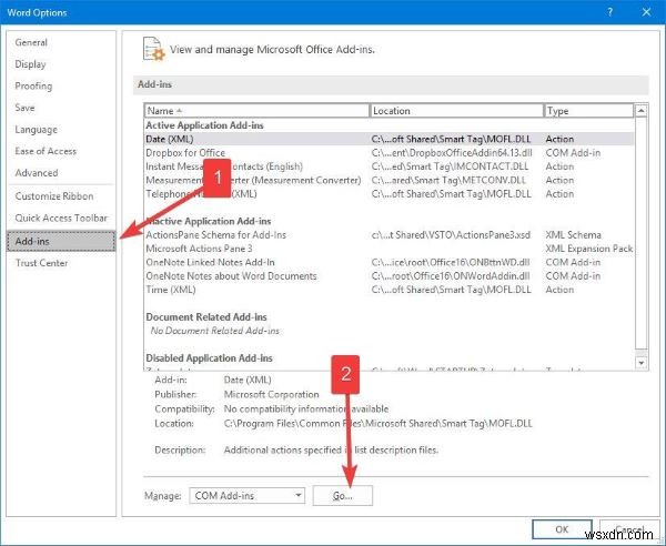 Microsoft WordでTemplate_fieldsエラーが表示される場合の対処法