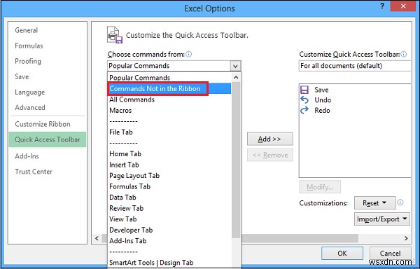 Windows電卓をExcelのクイックアクセスツールバーに追加する方法
