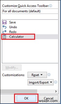 Windows電卓をExcelのクイックアクセスツールバーに追加する方法