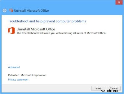 Microsoft OfficeアンインストーラーツールでOffice・Office 365を完全に削除する方法