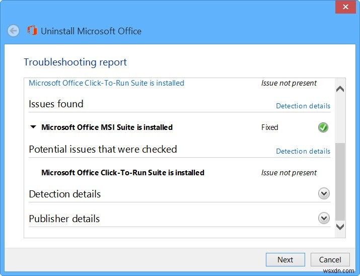 Microsoft OfficeアンインストーラーツールでOffice・Office 365を完全に削除する方法
