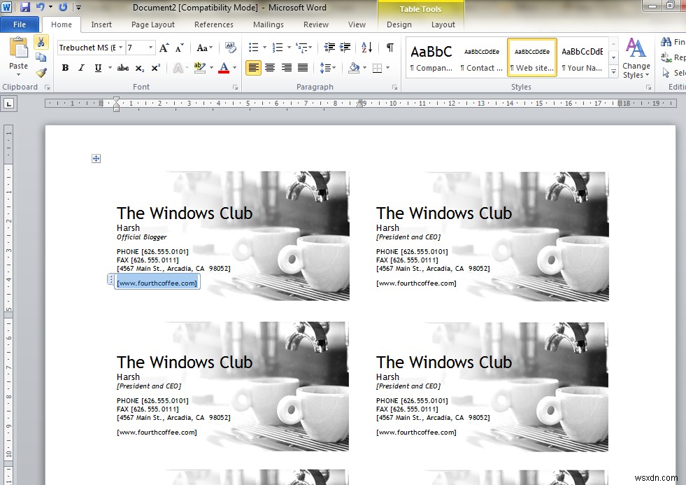 Microsoft Wordを使った名刺の作り方・デザイン方法を徹底解説