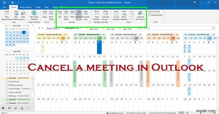Outlookカレンダーで会議をキャンセルする方法【単発・定例・1回分別の手順】