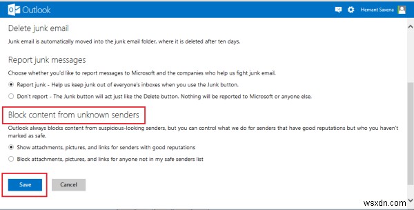 Outlook.comで迷惑メール・スパムをブロックする方法【受信拒否設定の手順】