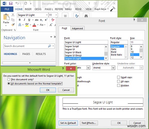 Microsoft Wordの既定フォントが変更できないときの対処法