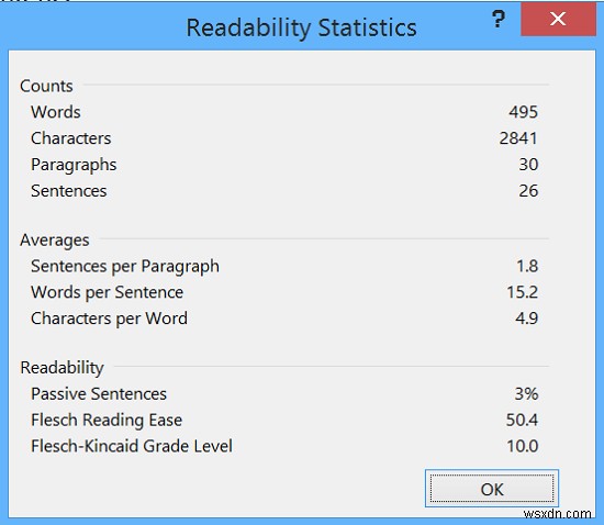 Microsoft Wordの「読みやすさの統計」機能とは?使い方とスコアの見方を徹底解説