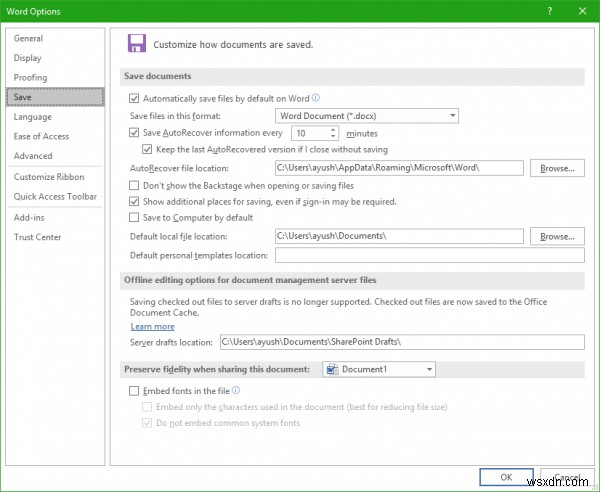 Officeアプリで自動保存(AutoRecover)の間隔を変更する方法【Word・Excel・PowerPoint対応】