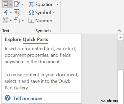 クイックパーツを使ってMicrosoft Wordの定型文をOutlookメールに挿入する方法