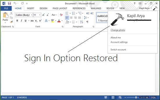 【解決】Microsoft Officeでサインイン機能が無効になっているときの直し方