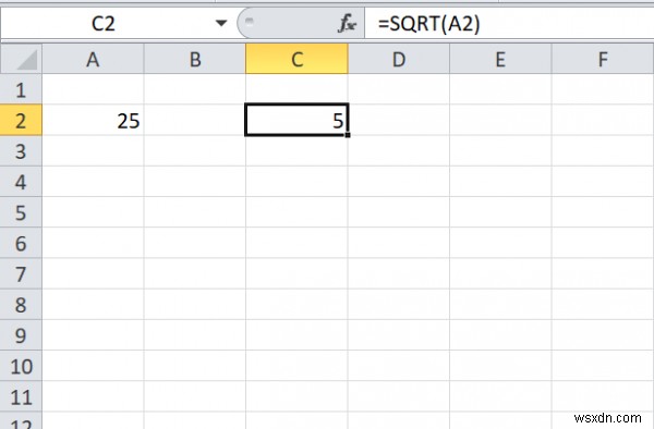 Excelで数値の平方根を求める3つの方法【SQRT・POWER・指数演算子】