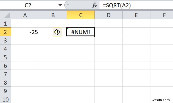Excelで数値の平方根を求める3つの方法【SQRT・POWER・指数演算子】