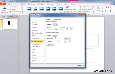 PowerPointでシルエットを作成する方法｜背景削除と明るさ調整だけで簡単にできる