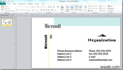 Microsoft Publisherで名刺を作成する方法!初心者向けに手順をわかりやすく解説