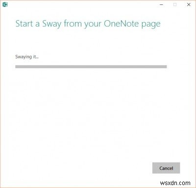 OneNoteの「Send to Sway」アドインでノートの内容をSwayへ送信する方法