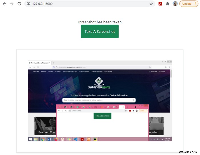 Djangoでスクリーンショット撮影ウェブサイトを作成する方法