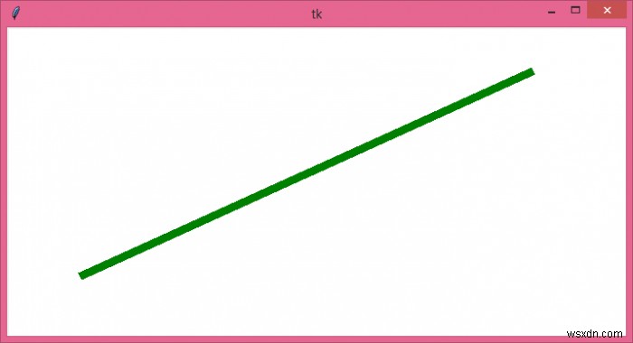 【Python】Tkinterでマウスの2回のクリック間に線を描画する方法