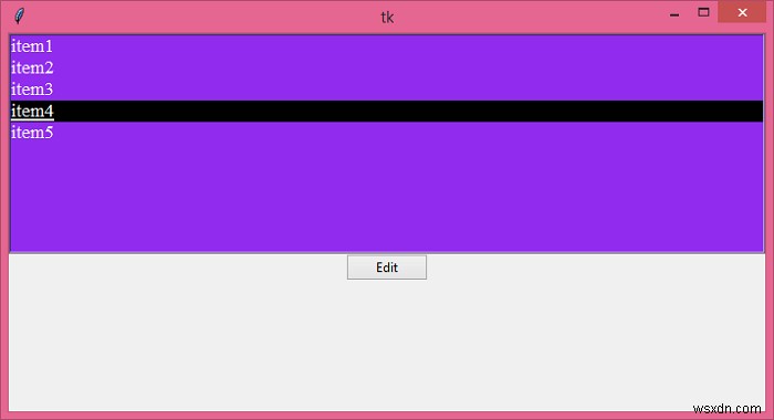 Tkinterでリストボックスのアイテムを編集する方法をわかりやすく解説