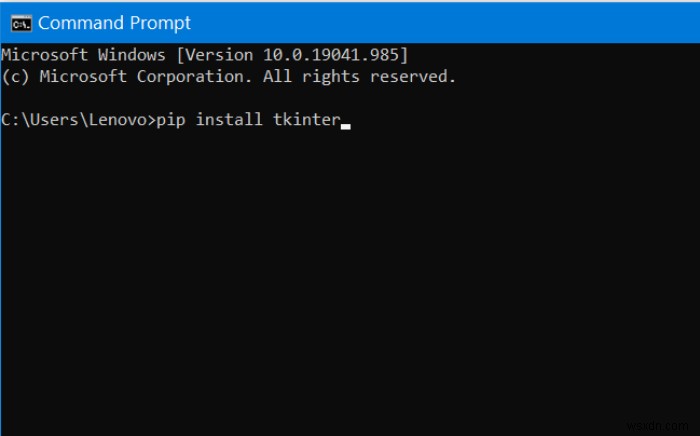 WindowsでTkinterをインストールする方法｜pipコマンドの使い方を解説
