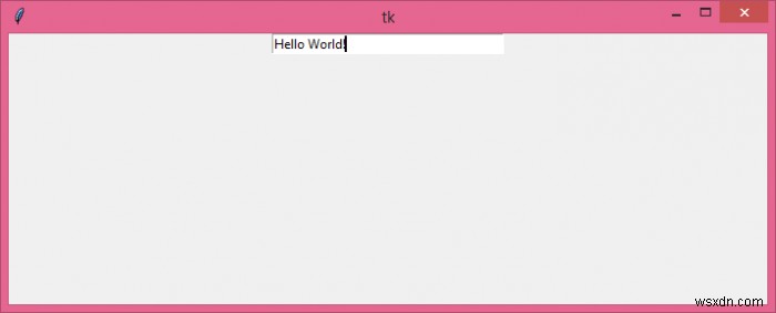 【Tkinter】Entryウィジェットに変数を接続して入力値を取得する方法