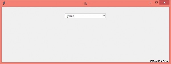 Tkinterでttkコンボボックスのデフォルト値を設定する方法
