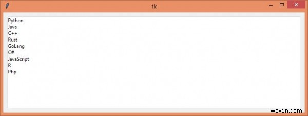 【Tkinter】ウィンドウサイズに合わせてリストボックス(Listbox)のサイズを自動的に変更する方法