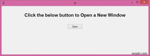 Tkinter GUIでボタンを押して新しいウィンドウを開く方法