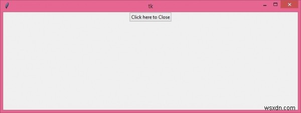 Tkinterウィンドウの閉じるボタン（[X]）を無効にする方法