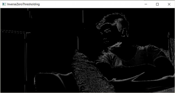 OpenCVで画像に逆ゼロしきい値処理(THRESH_TOZERO_INV)を適用する方法