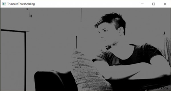 OpenCVで画像に切り捨てしきい値処理(THRESH_TRUNC)を適用する方法