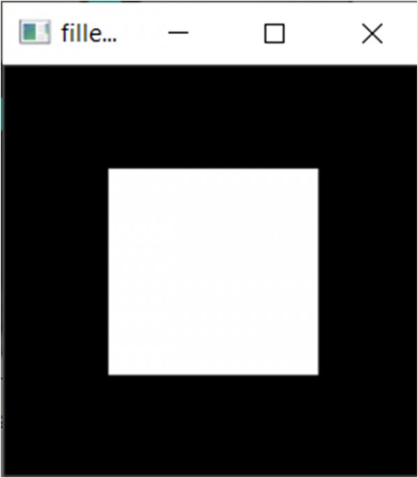 OpenCVのfillPoly()関数を使って塗りつぶしポリゴンを描画する方法