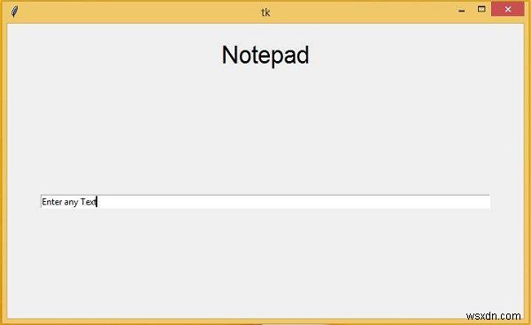 TkinterのEntryウィジェットにプレースホルダーを追加する方法