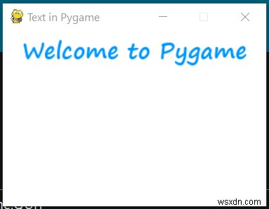 Python・Pygameでウィンドウにテキストを表示する方法