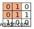Pythonで部分行列の四隅の要素のパリティを反転して、行列AをBに変換できるかどうかを判定する方法