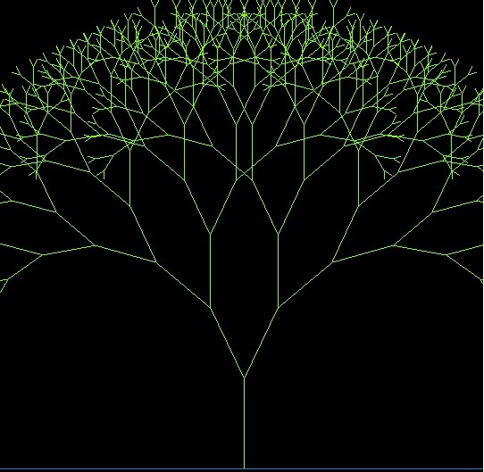 Pythonでフラクタルツリーを描画する方法|pygame・Turtleモジュールの実装例