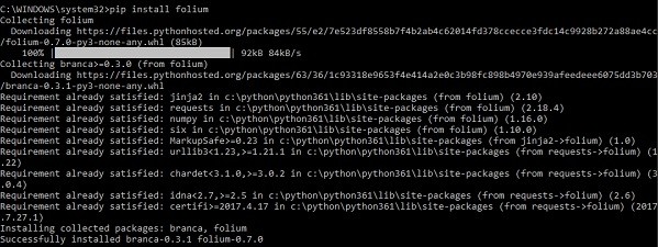 FoliumパッケージでGoogleマップをプロットする方法【Python】