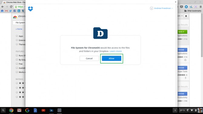 ChromebookのファイルアプリにDropboxやOneDriveを連携させる方法