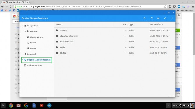 ChromebookのファイルアプリにDropboxやOneDriveを連携させる方法